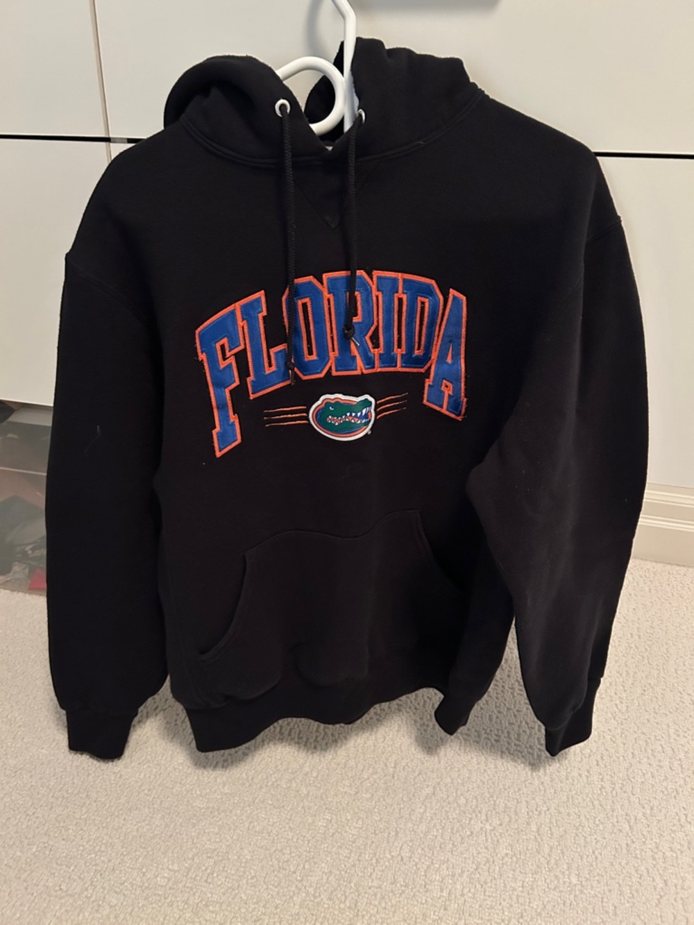 Russell Athletic Black Florida Pullover Hoodie with Blue & Orange Logo